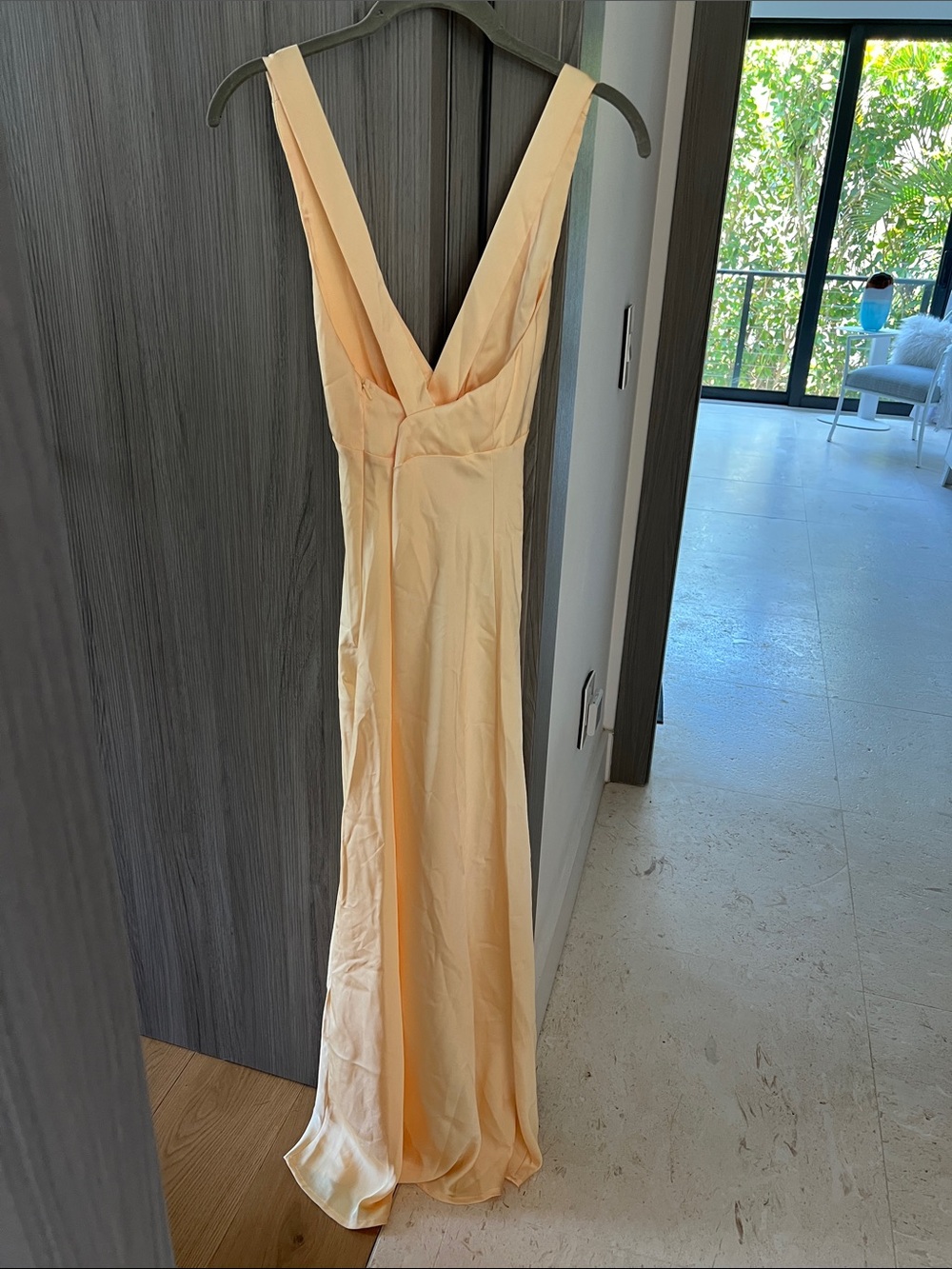 REVOLVE Pale Yellow Maxi Dress - Picture 5 of 9